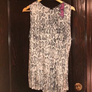 New Motel Rocks Snake Skin Grey Romper